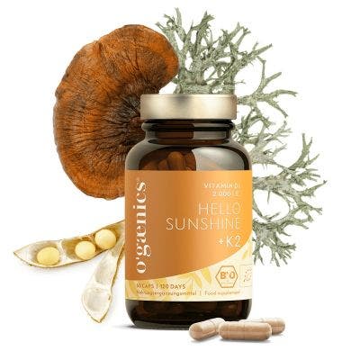 HELLO SUNSHINE PLUS K2 VITAMIN D3 KOMPLEX 2.000 I.E. 60 CAPS