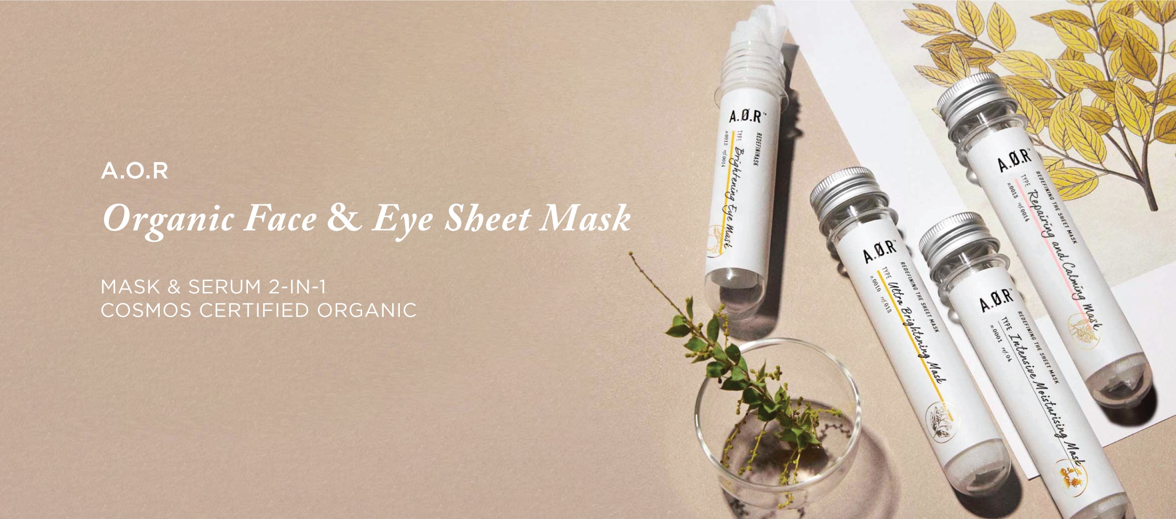 A.O.R Organics Sheet Mask