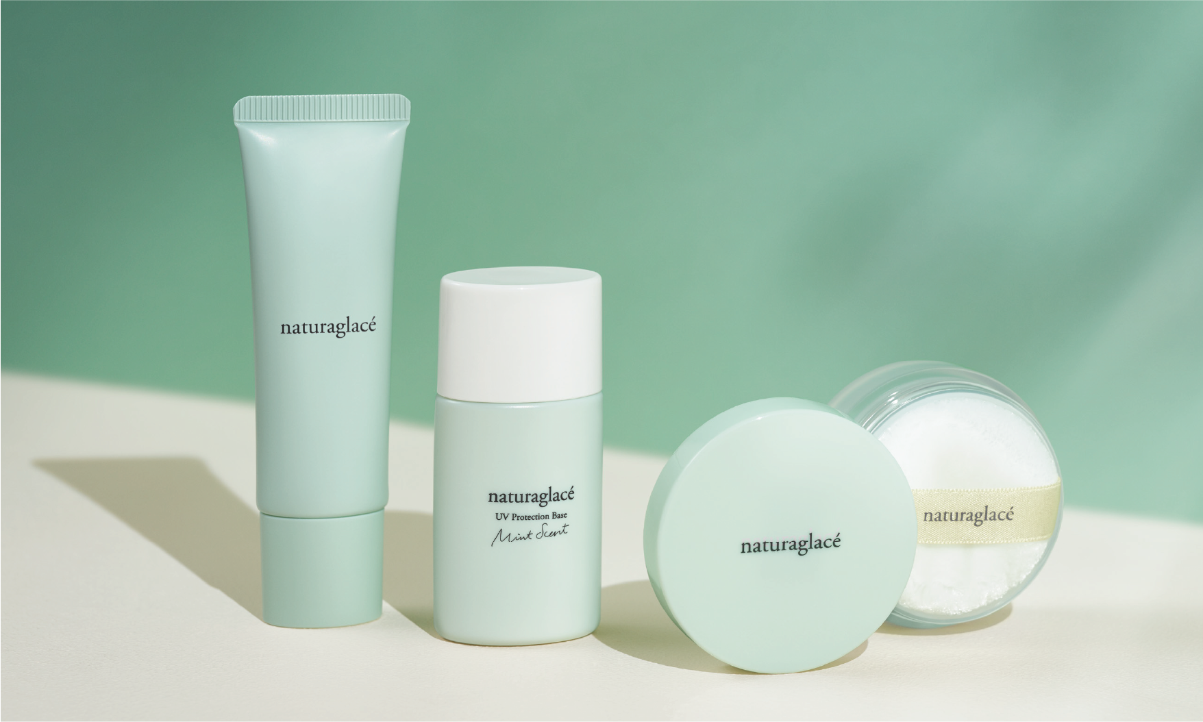 NATURAGLACE Summer Minty Series organic skincare products